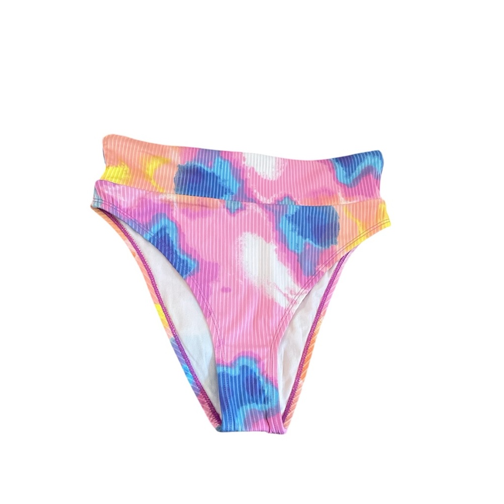 Salt + Cove Juniors' Tie-Dyed Bikini Bottoms